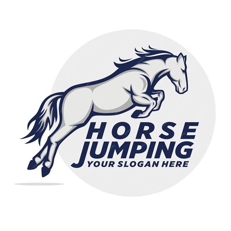 horse racing logo|horse jumping logo.